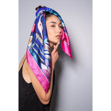 Load image into Gallery viewer, "ALICE" scarf in silk + 4 colors
