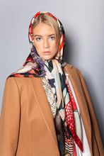 Load image into Gallery viewer, &quot;ALICE&quot; scarf in modal/silk, hand rolled +1 color

