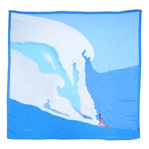 “WAVE” scarf in cotton/silk + 1 color