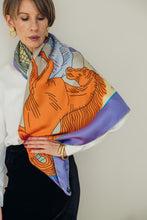 Load image into Gallery viewer, “ETERNAL SUMMER” SCARF in silk + 1 color
