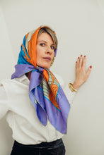 Load image into Gallery viewer, “ETERNAL SUMMER” SCARF in silk + 1 color

