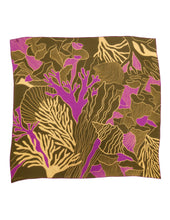 Load image into Gallery viewer, "CORALS" scarf, 120x120 cm, 80% modal x 20% silk
