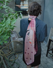 Load image into Gallery viewer, “Namibia” scarf, 90x90 cm, 100% twill silk
