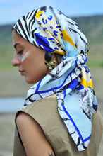 Load image into Gallery viewer, “SAVANNAH” SCARF in silk, hand rolled + 1 color
