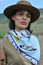 Load image into Gallery viewer, “SAVANNAH” SCARF in silk, hand rolled + 1 color
