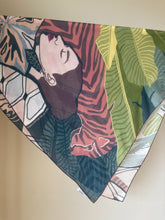 Load image into Gallery viewer, &quot;Salome&quot; scarf in modal/silk, hand rolled
