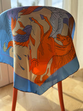 Load image into Gallery viewer, “ETERNAL SUMMER” SCARF in silk + 1 color
