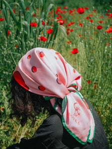 "NAMIBIA" scarf in silk + 3 colors
