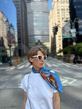 Load image into Gallery viewer, “ETERNAL SUMMER” SCARF in silk + 1 color
