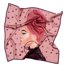 Load image into Gallery viewer, “Namibia” scarf, 90x90 cm, 100% twill silk
