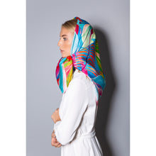 Load image into Gallery viewer, “DIVINE GARDEN” scarf in silk
