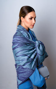 “FIG” jacquard shawl + 2 colors