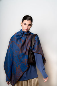 “FIG” jacquard shawl + 2 colors