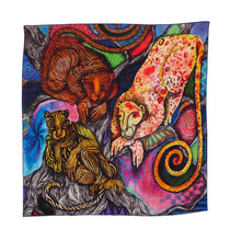 Load image into Gallery viewer, “COSMIC TIGERS” in wool/silk
