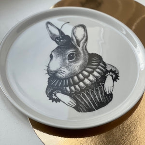 “RABBIT” porcelain plate, D 31 cm