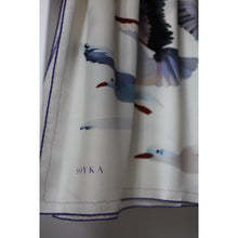 Load image into Gallery viewer, &quot;SEAGULLS&quot; scarf in wool/silk
