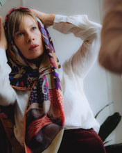 Load image into Gallery viewer, &quot;ALICE&quot; SCARF in wool/silk
