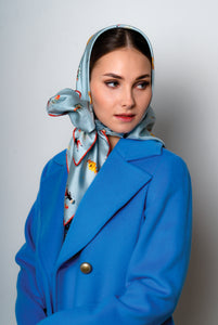 “FAIRYTALE” scarf in silk +1 color