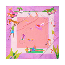 Load image into Gallery viewer, “THE POOL” SCARF in cotton/silk + 1 color
