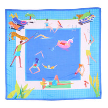 Load image into Gallery viewer, “THE POOL” SCARF in cotton/silk + 1 color
